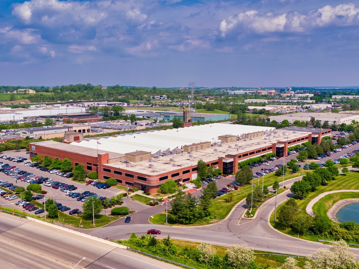 Brendamour distribution center and loading docks in the Cincinnati region